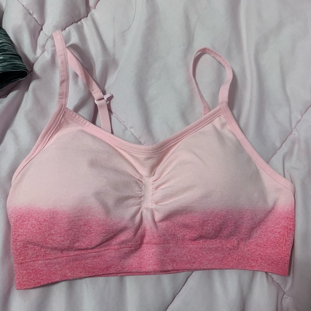 Pink Ombré Sports Bra